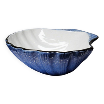 Rare large vintage 1980s ceramic scallop shell trinket tray by Christian Dior