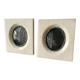 Pair vintage bakelite frames 14.5 cm x 12.5 cm