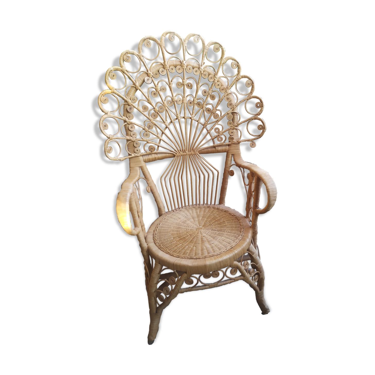 Rattan armchair Style Emmanuelle