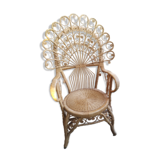 Rattan armchair Style Emmanuelle
