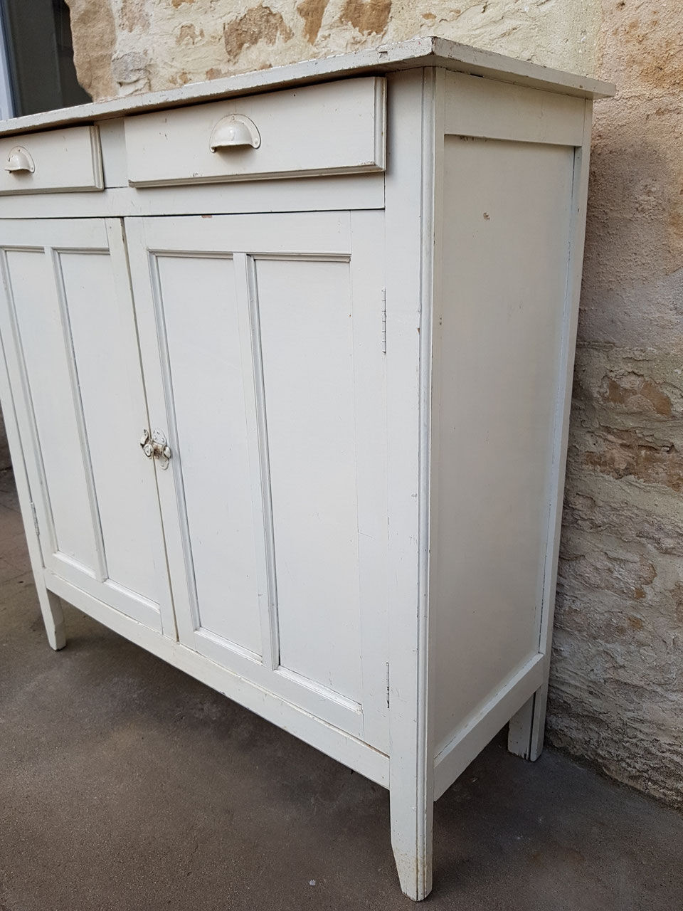 old white Parisian buffet