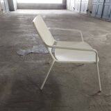 Vintage garden metal armchair