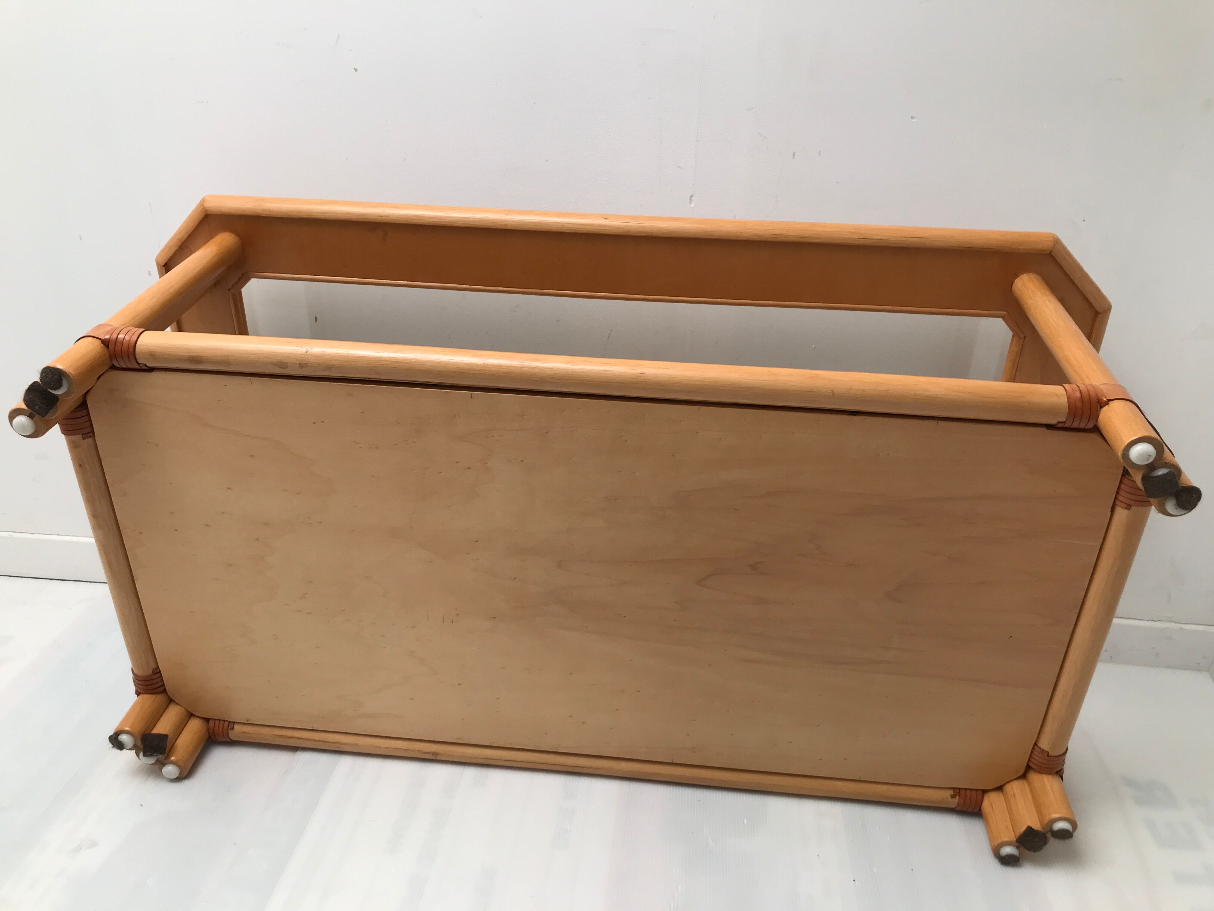 Bamboo coffee table 60-70s