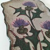 Vintage thistle pattern dish