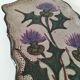 Plat vintage motif chardon