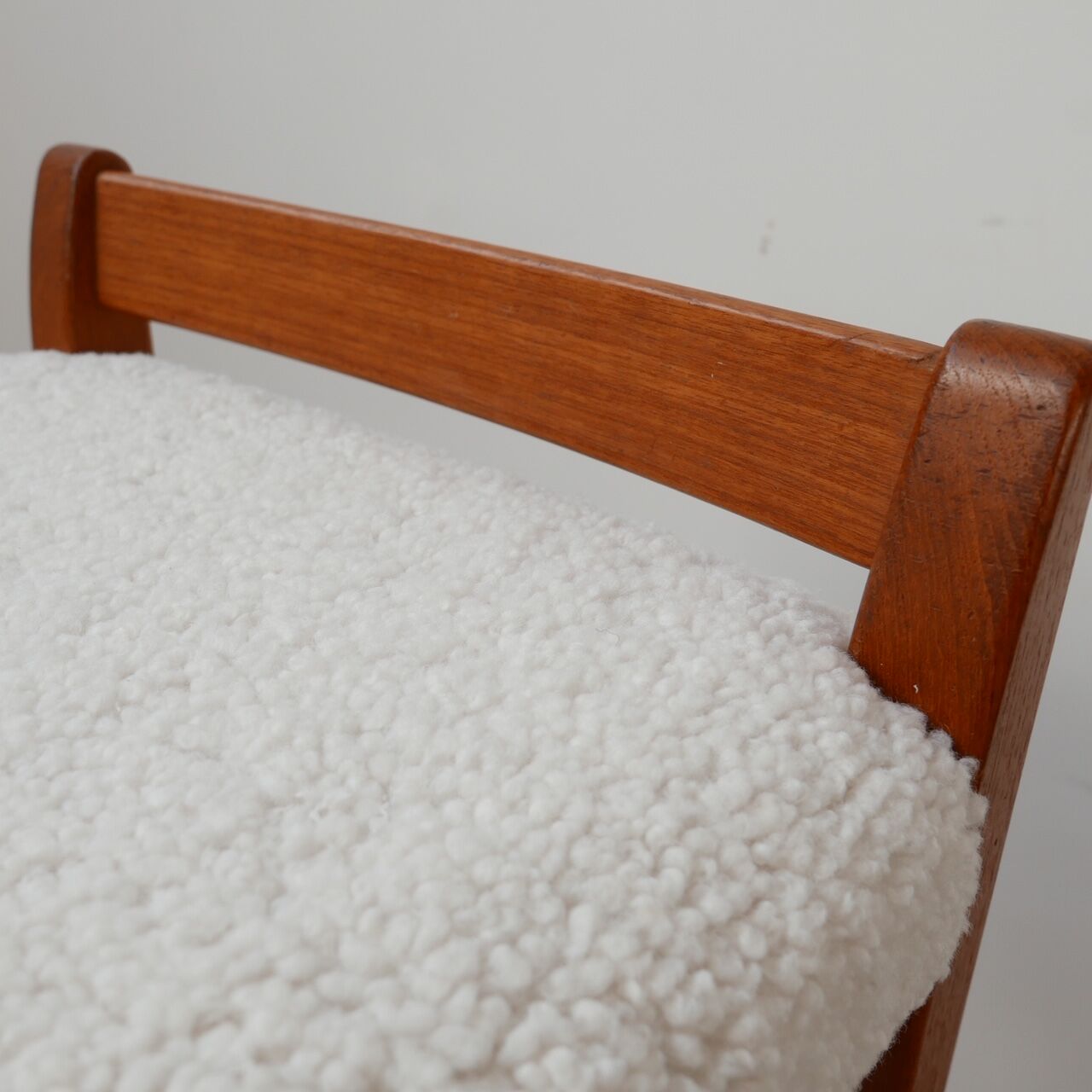 Mid-century teak swedish bar stool