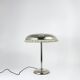 Mushroom Table Lamp in Nickel and Crystal Bakalowits Vienna, Austria, 1950s