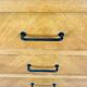 Vintage chest of drawers 50s blond wood