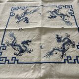 Nappe et 8 serviettes + napperon et 5 serviettes