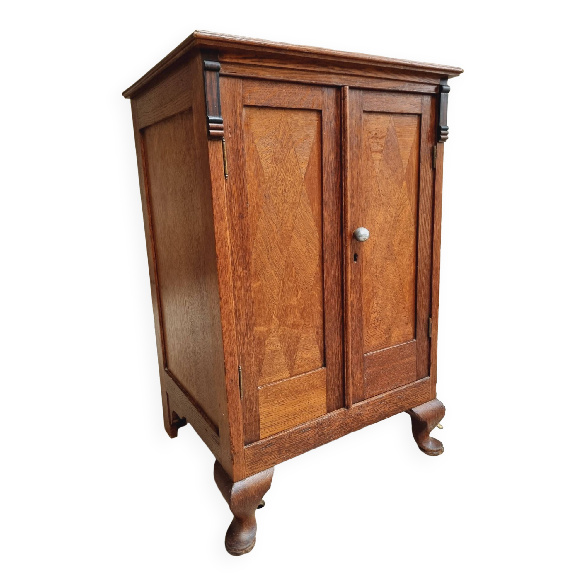 Antique small cabinet sideboard oak