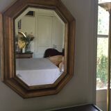 Octagonal mirror 78x58cm