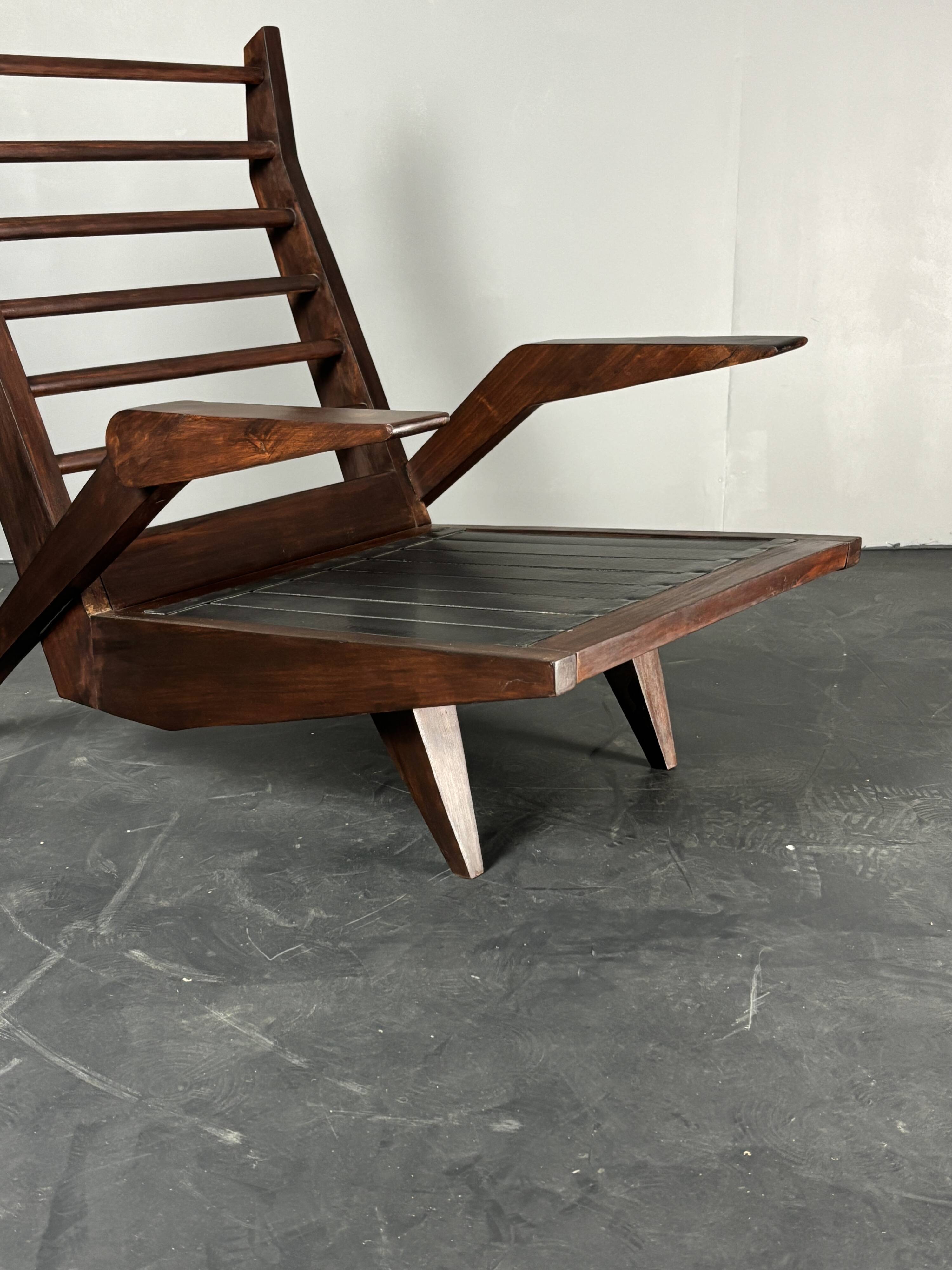 Midcentury Brazilian modernist lounge easy chair by Acacia Gil Borsoi,1950s