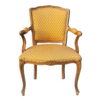 Fauteuil cabriolet de style louis xv