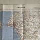 Map La Rochelle - Ile de ré - Ile d'Oléron vintage 1971