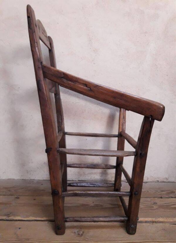 Fauteuil art populaire ancien campagne
