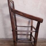 Old country folk art armchair