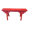 Old red lacquered bench - China