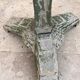 Art Deco cast iron side table