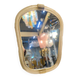 Impressive “Torciglione” Murano Glass Wall Mirror in Barovier Style