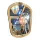 Impressive “Torciglione” Murano Glass Wall Mirror in Barovier Style