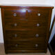 Commode anglaise debut XXeme - 5 tiroirs