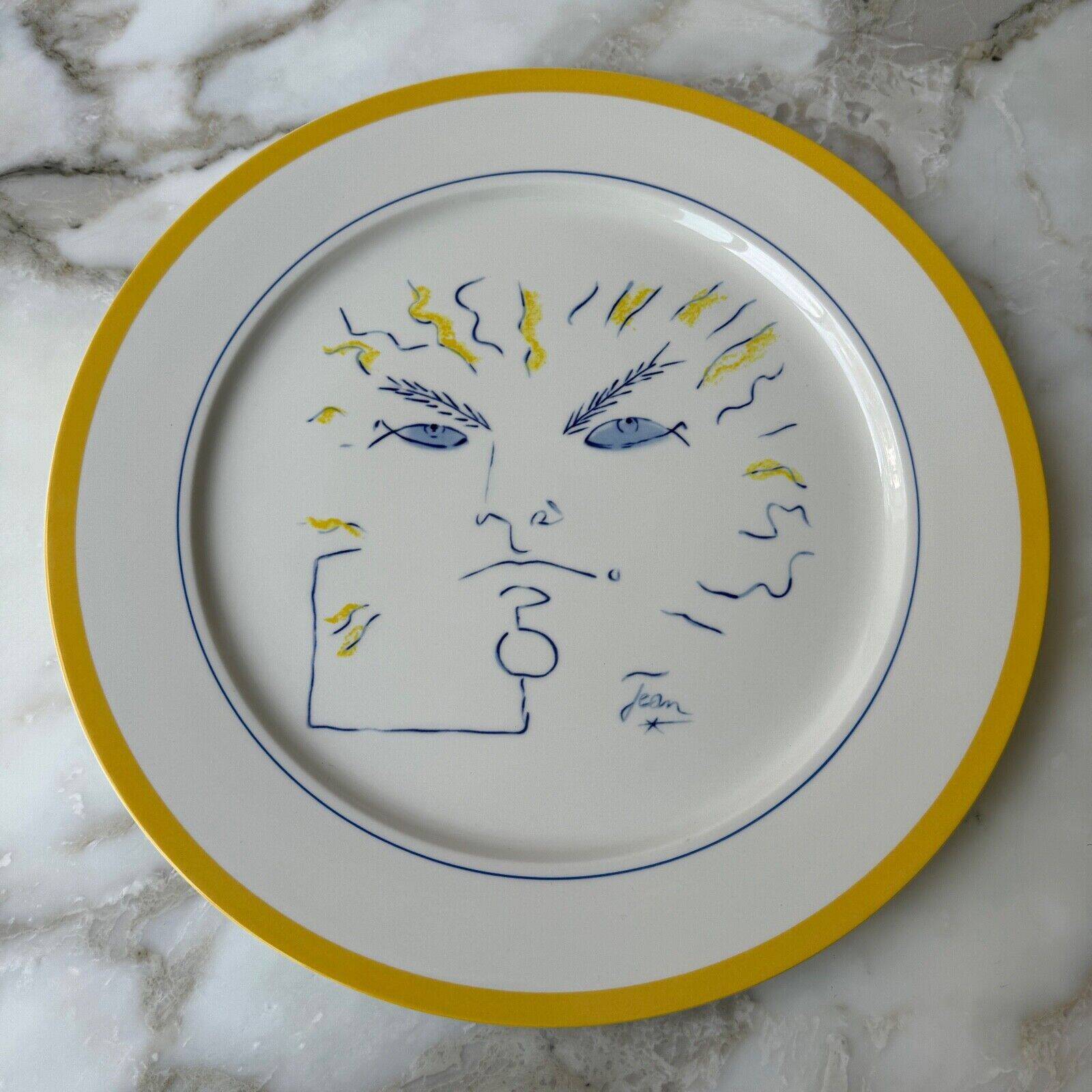 Plate drawing by Jean Cocteau Villeroy & Boch Jean-Claude Goumard