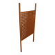 Wooden room divider with lattice design, 1960s