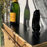 Bamboo and rattan tiki bar