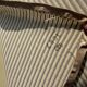100% authentic Ligne Roset Togo 2-seater & corner diagonal striped fabric