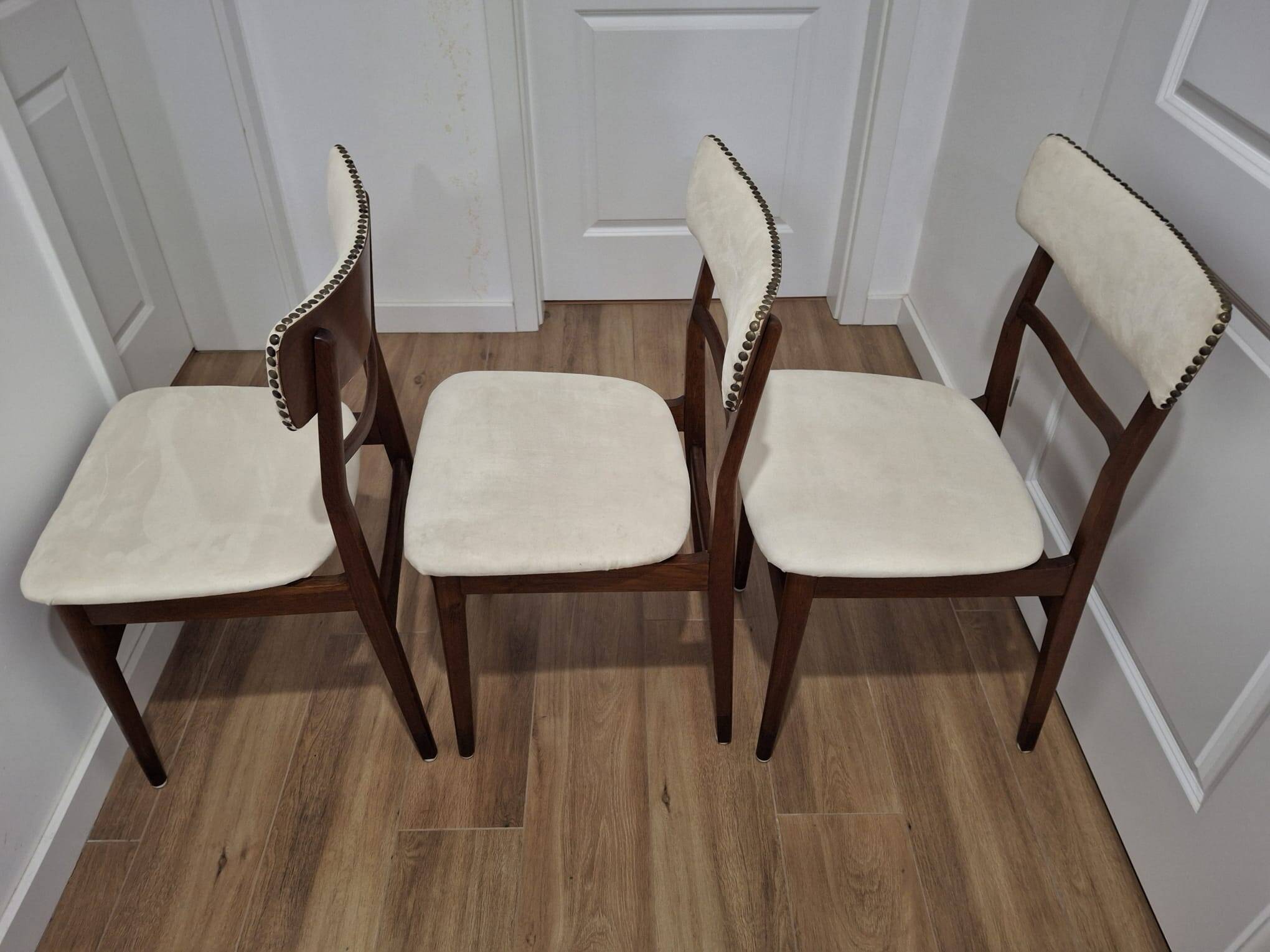 Set of three chairs, Denmark, 1960s