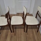 Set of three chairs, Denmark, 1960s