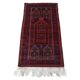 Vintage hand-knotted Persian Baluch prayer rug from the 1940s.