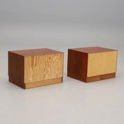 2 small chests of drawers / bedside tables - Sweden 70s/80s