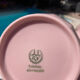 Magnificent service in art deco pastel pink porcelain.