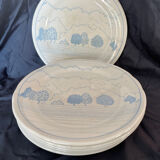 Earthenware plates
