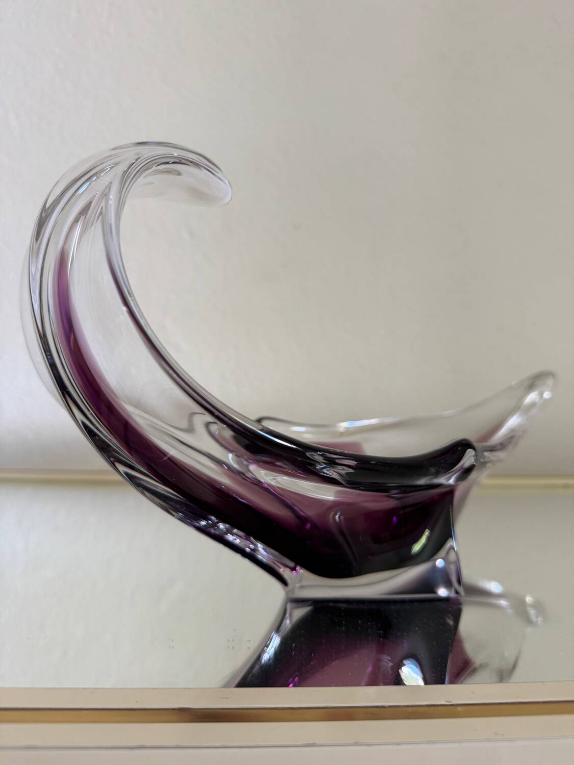 Amethyst crystal cup from the 70s