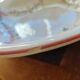 Saladier plat creux romantique vintage