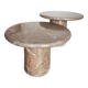 Deux tables basses en marbre de Vérone