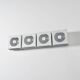 Set of 4 wall lights 2091 by Guy Bertrand for Disderot, circa 1965.