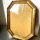 Antique Octagonal brass metal frame 30 cm  x 23 cm