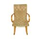 Rocking-chair scandinave en toile de jute, Suède, 1970