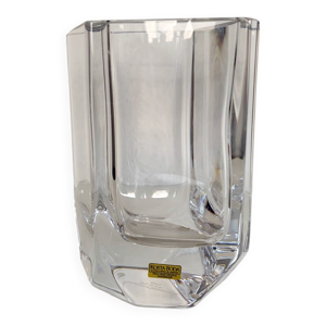 Vase en cristal massif
