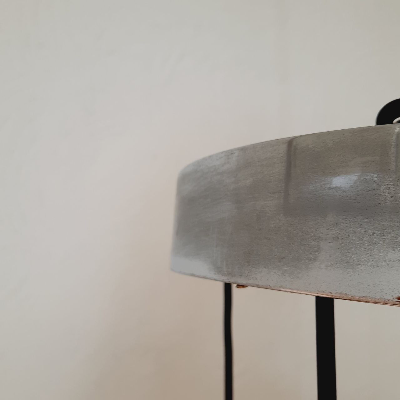 Cascade chandelier - vintage - steel and glass