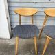 (Lot) 4 Baumann Fontania chairs 1960 (Fully restored)