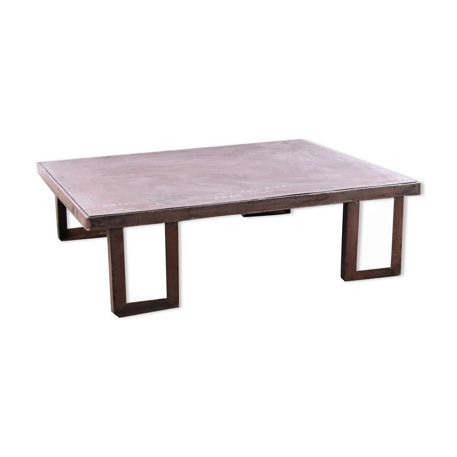 Industrial coffee table