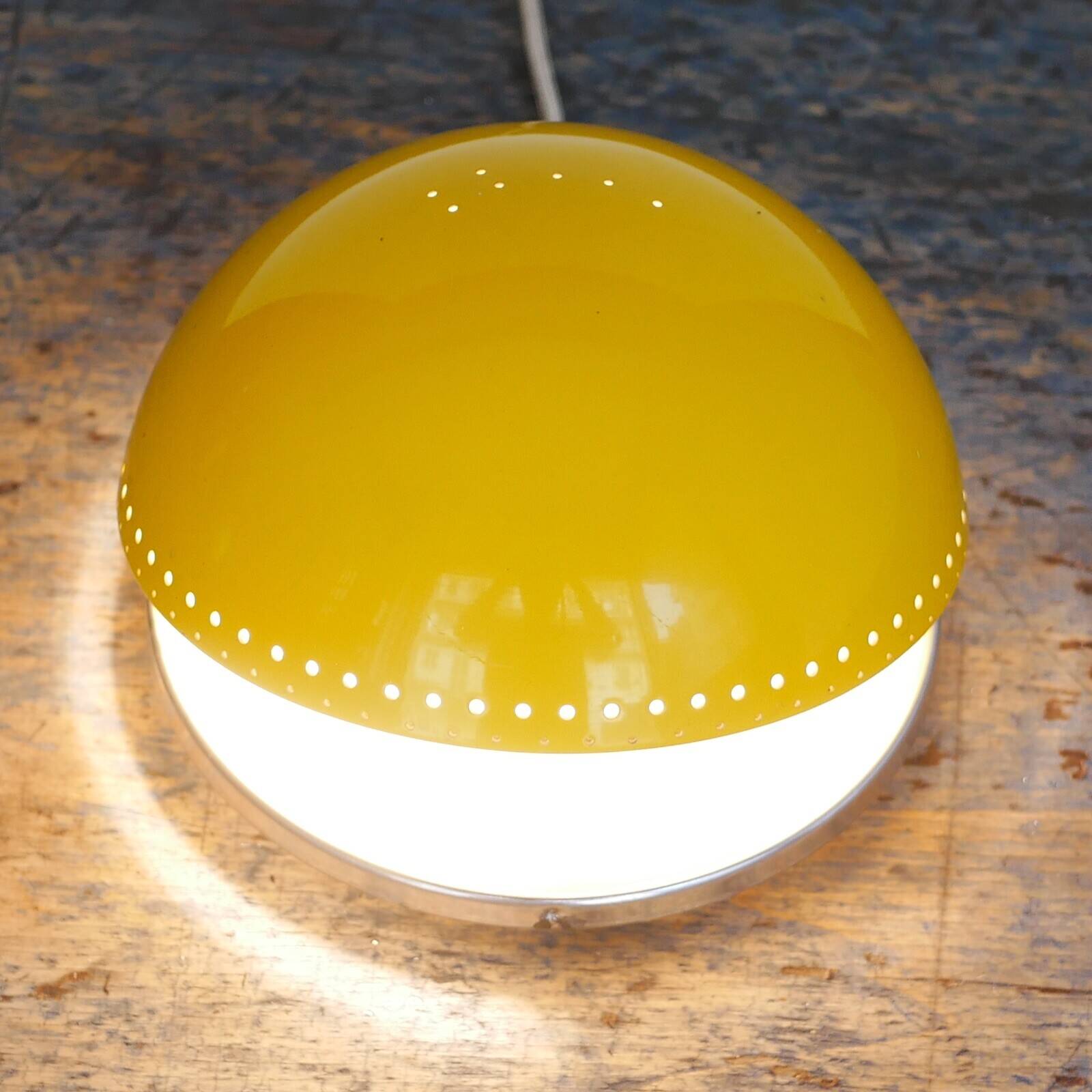 Rare Oyster Table Lamp - 1970s Candle Production - Studio Arké Design