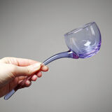 Service à sangria/punch vintage années 70 cristal Alexandrite "Bleikristall"