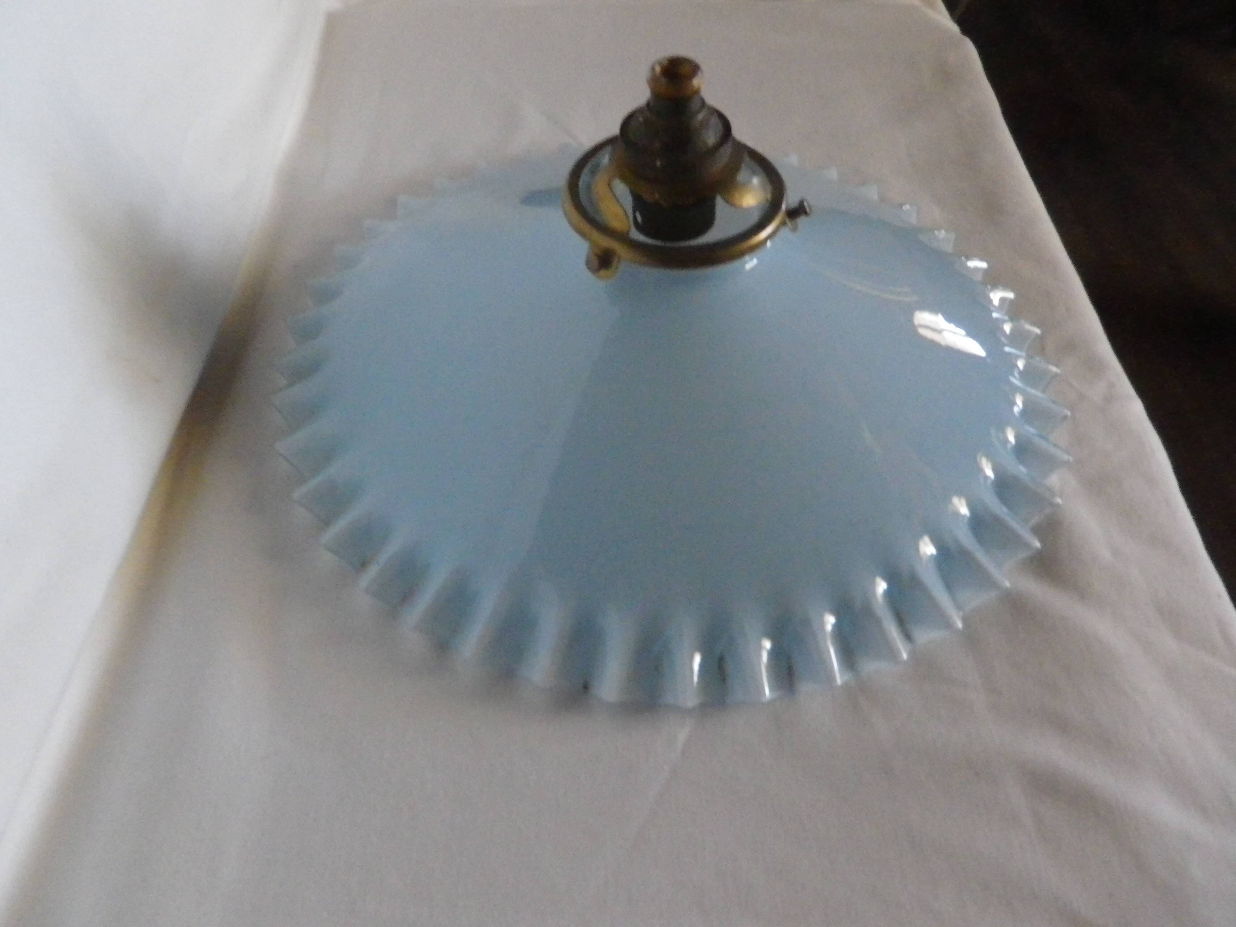 blue serrated opaline