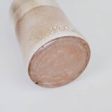 Large ceramic bottle signed Jeannette