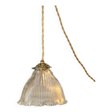 Suspension or hanging lamp holophane wire rope